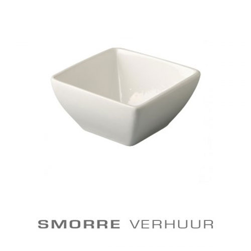 Passend Whirlpool hoog Bakje vierkant wit 10 x 10 cm - Smorre catering en verhuur service