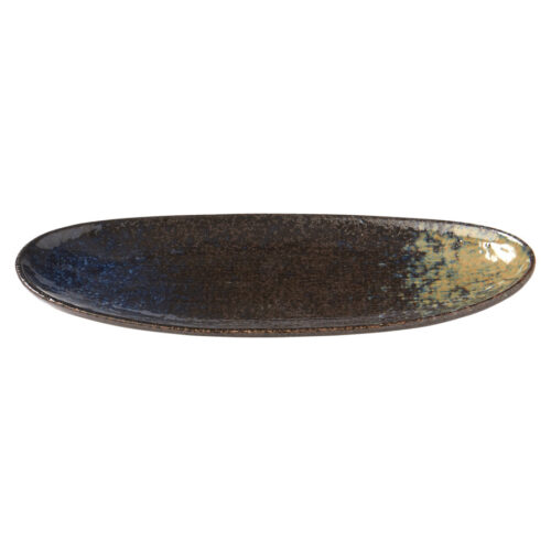 Bord Soil Blue ovaal 25 cm