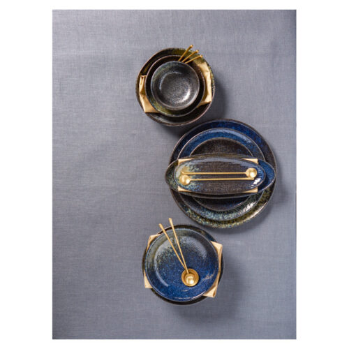 soil blue servies